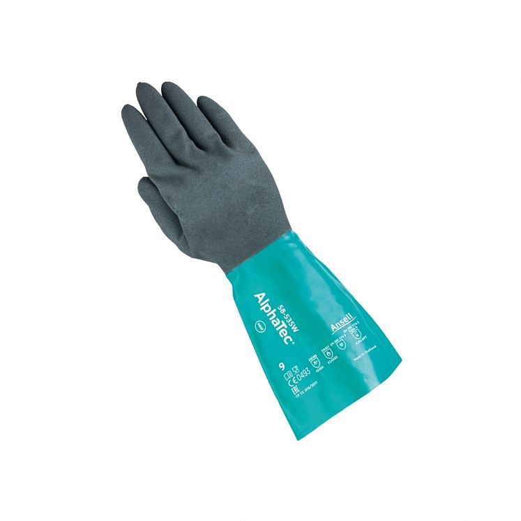 ANSELL ALPHATEC 58-535W NITRILE WORK GLOVES