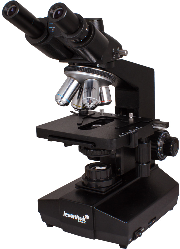 Levenhuk Microscópio Biológico Triocular 870T